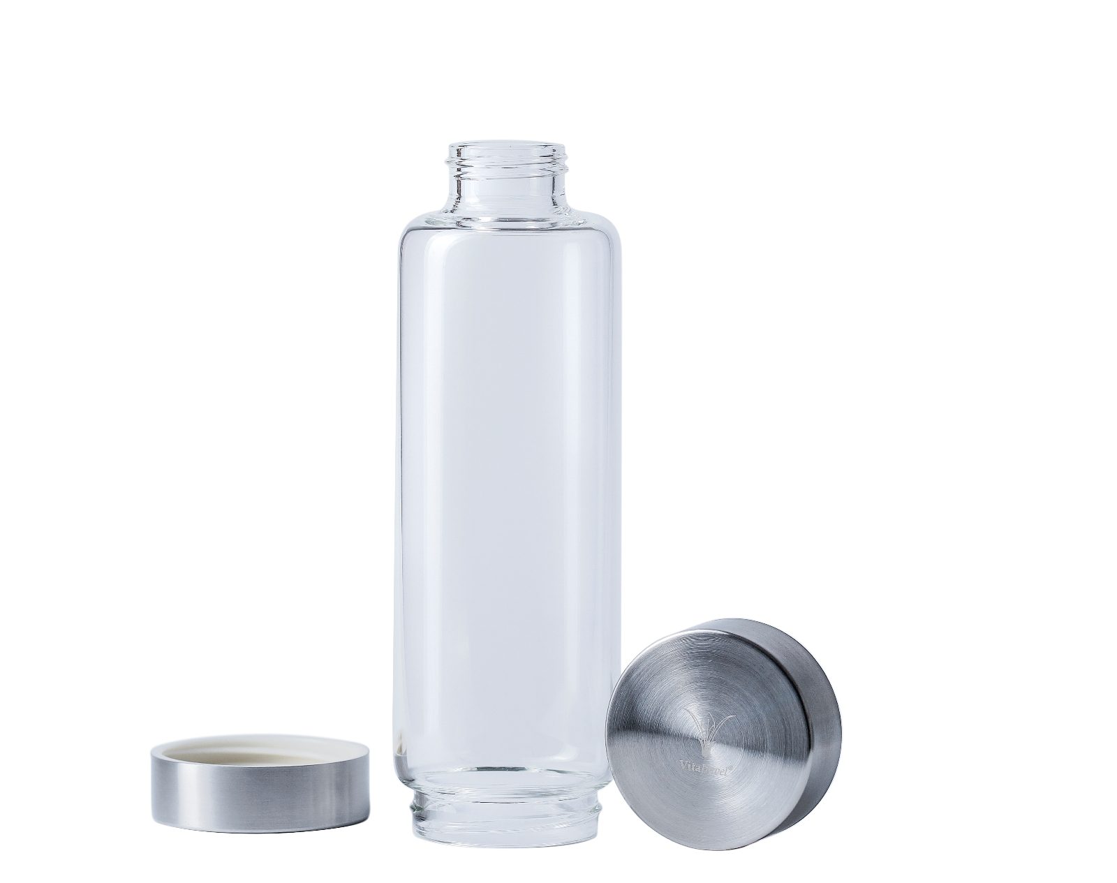 flasche leer offen weiss