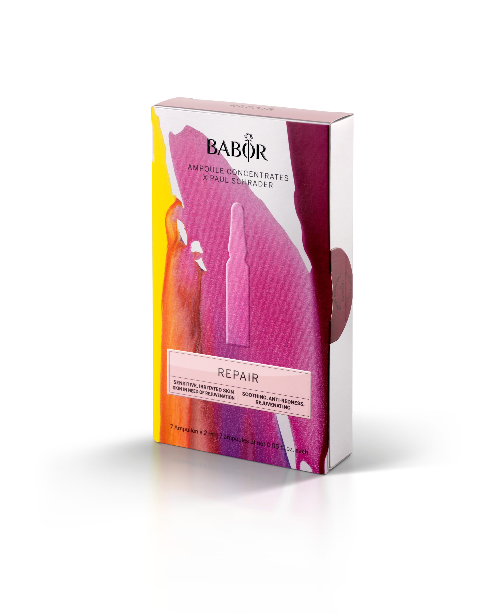 BABOR AMPOULE CONCENTRATE REPAIR Set 3 x SOS Calming, 4 x Active Night à 2ml belle cosmetic